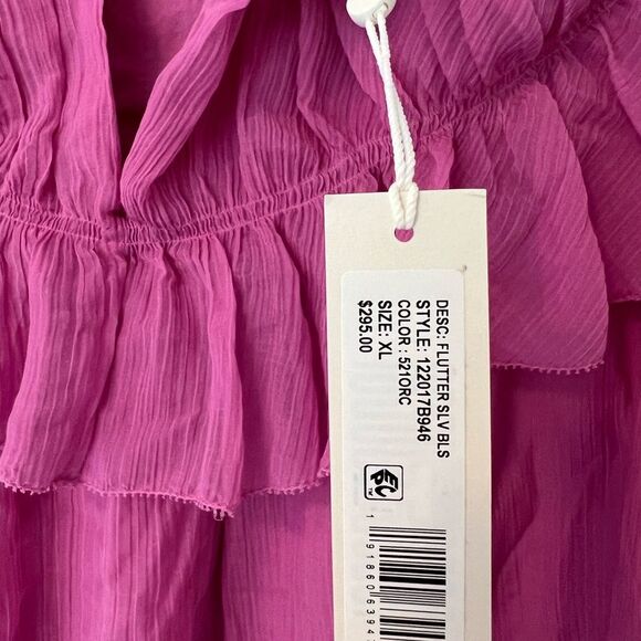 Rebecca Taylor Fuscia Blouse - Picture 5 of 6